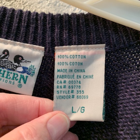 Northern Reflections cotton cardigan sweater size L dogs and puppies - Picture 15 of 16